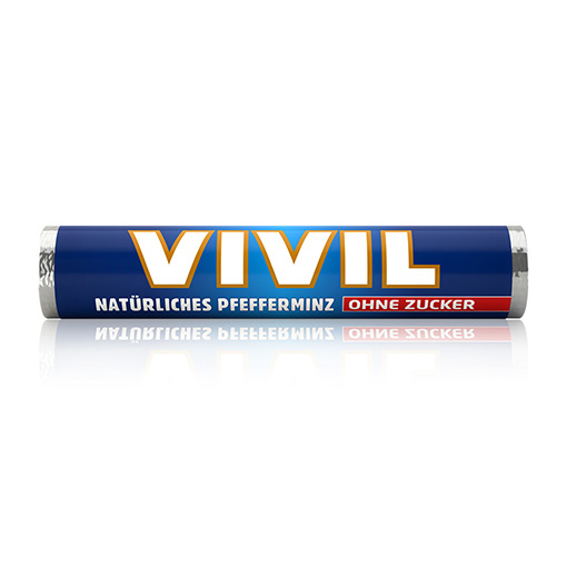 VIVIL Natürliches Pfefferminz Pastillen ohne Zucker VIVIL Natürliches Pfefferminz Pastillen ohne Zucker