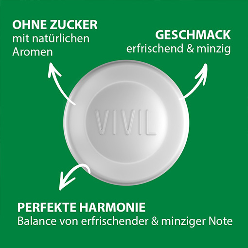 VIVIL Eukalyptus-Minze Pastille ohne Zucker | 3er Pack VIVIL Eukalyptus-Minze Pastille ohne Zucker | 3er Pack