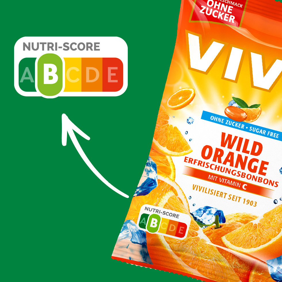 VIVIL Wild Orange Erfrischungsbonbons ohne Zucker | 120g VIVIL Wild Orange Erfrischungsbonbons ohne Zucker | 120g