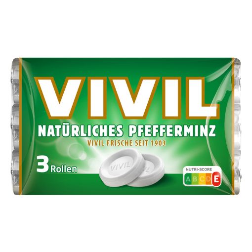 VIVIL Natürliches Pfefferminz Pastillen | 3er Pack VIVIL Natürliches Pfefferminz Pastillen | 3er Pack