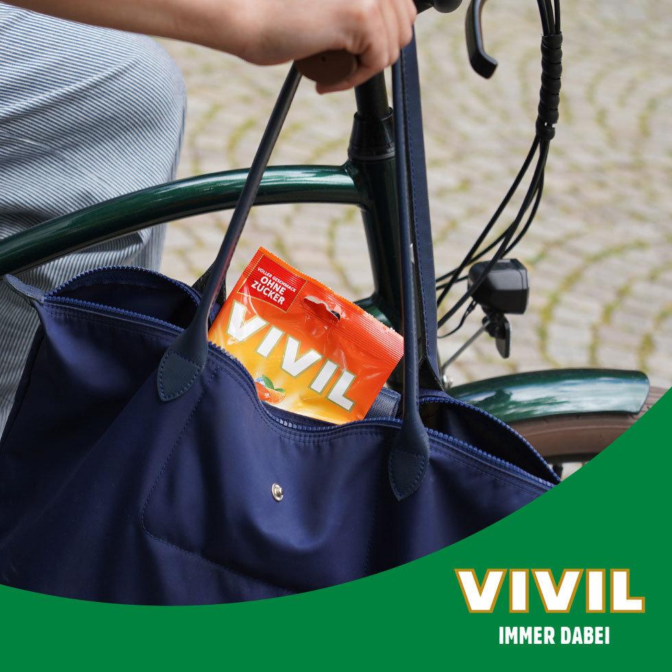 VIVIL Wild Orange Erfrischungsbonbons ohne Zucker | 120g VIVIL Wild Orange Erfrischungsbonbons ohne Zucker | 120g