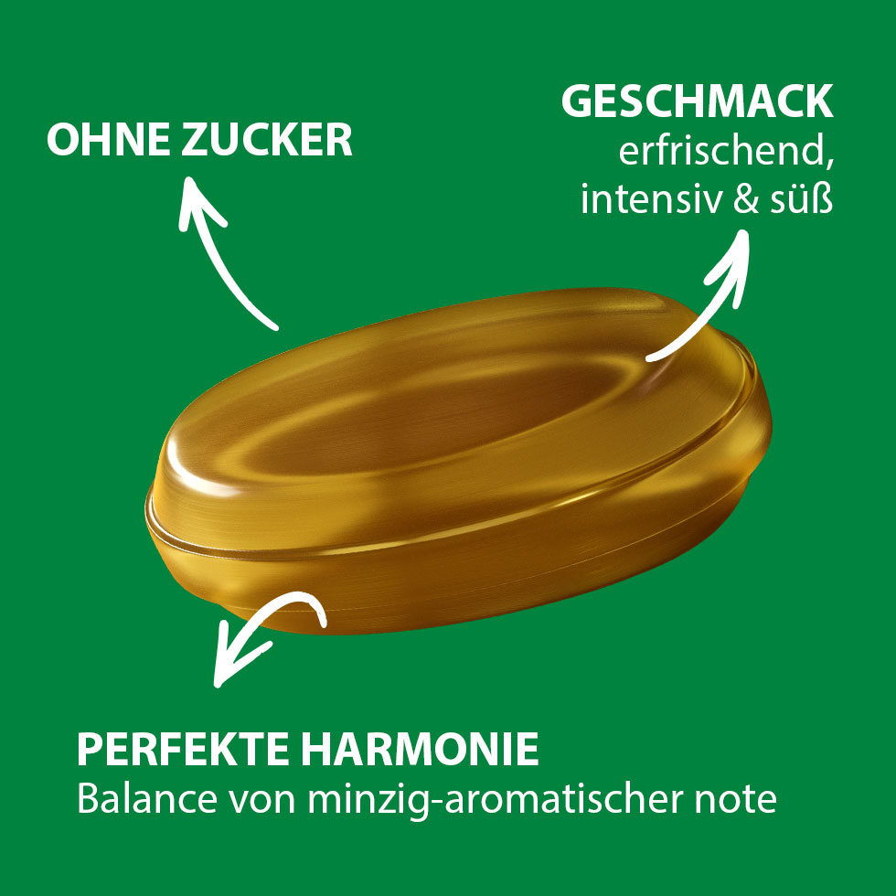 VIVIL Kräuter-Mint Hustenbonbons ohne Zucker | 15 Beutel