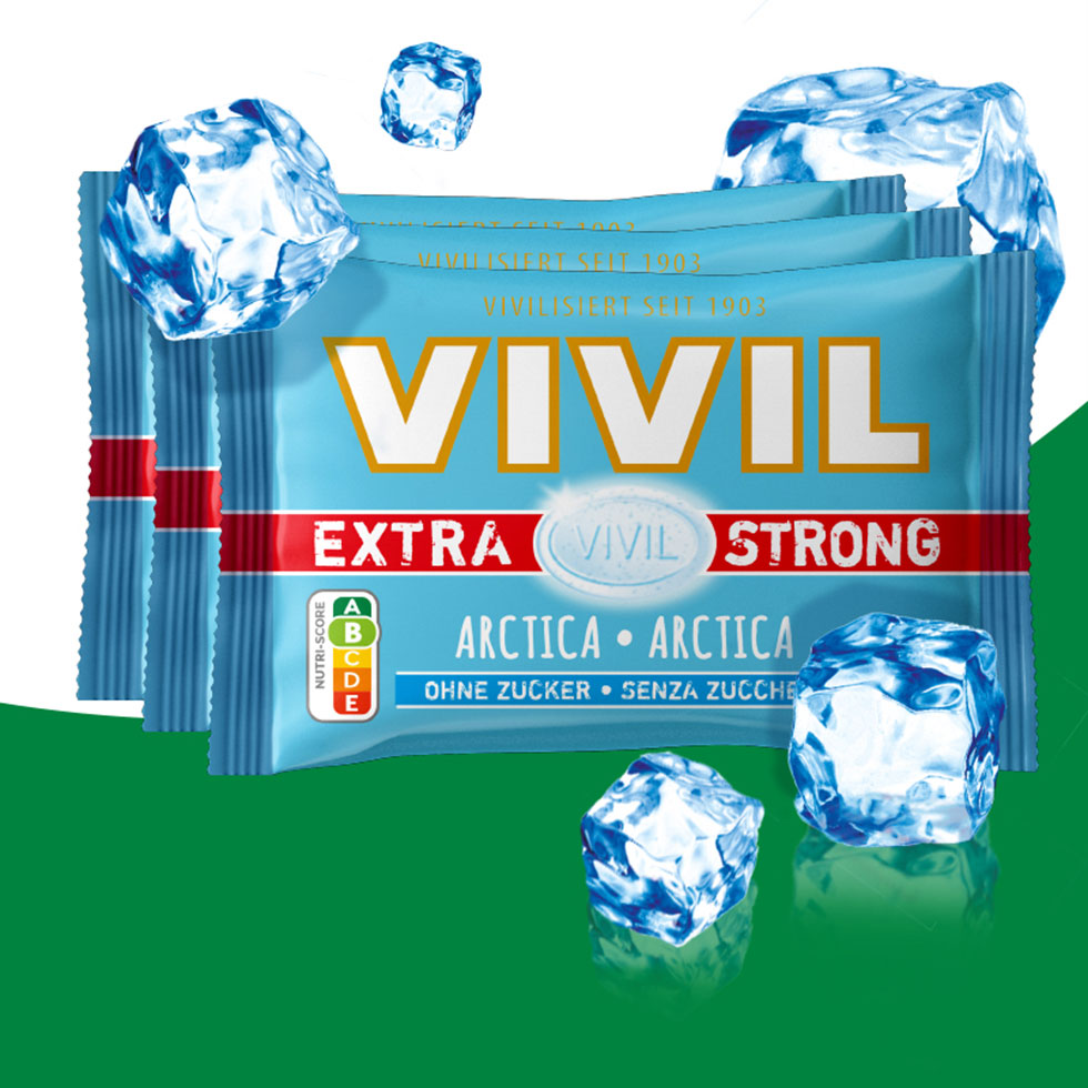VIVIL Extra Strong Arctica ohne Zucker | 3er Pack VIVIL Extra Strong Arctica ohne Zucker | 3er Pack