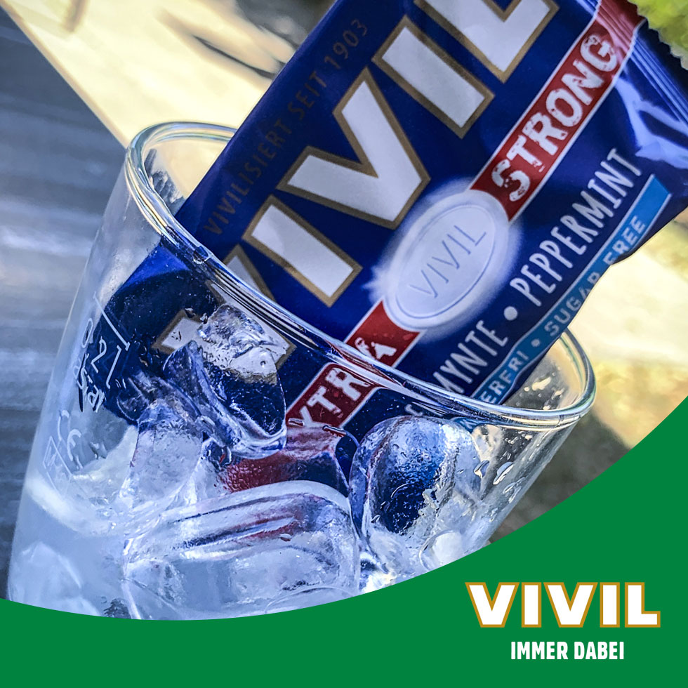 VIVIL Extra Strong Pfefferminz ohne Zucker | 3er Pack VIVIL Extra Strong Pfefferminz ohne Zucker | 3er Pack