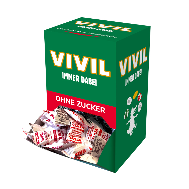 VIVIL Creme Life fruchtige Sahnebonbons ohne Zucker | Mischbox VIVIL Creme Life fruchtige Sahnebonbons ohne Zucker | Mischbox