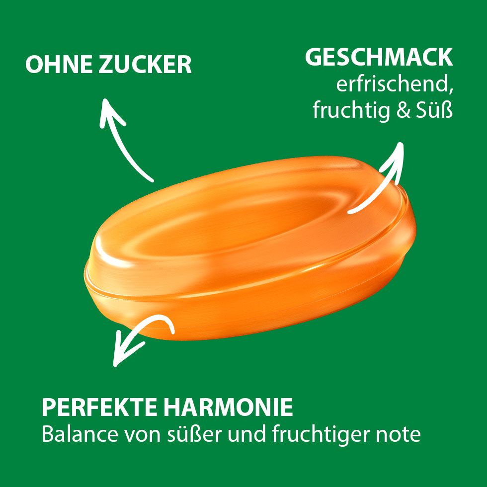 VIVIL Wild Orange Erfrischungsbonbons ohne Zucker | 120g VIVIL Wild Orange Erfrischungsbonbons ohne Zucker | 120g