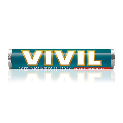 VIVIL Eukalyptus-Minze Pastillen ohne Zucker | 28g VIVIL Eukalyptus-Minze Pastillen ohne Zucker | 28g