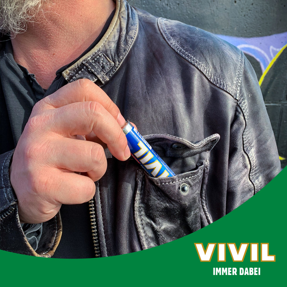 VIVIL Natürliches Pfefferminz Pastillen ohne Zucker | 20 x 3er Pack