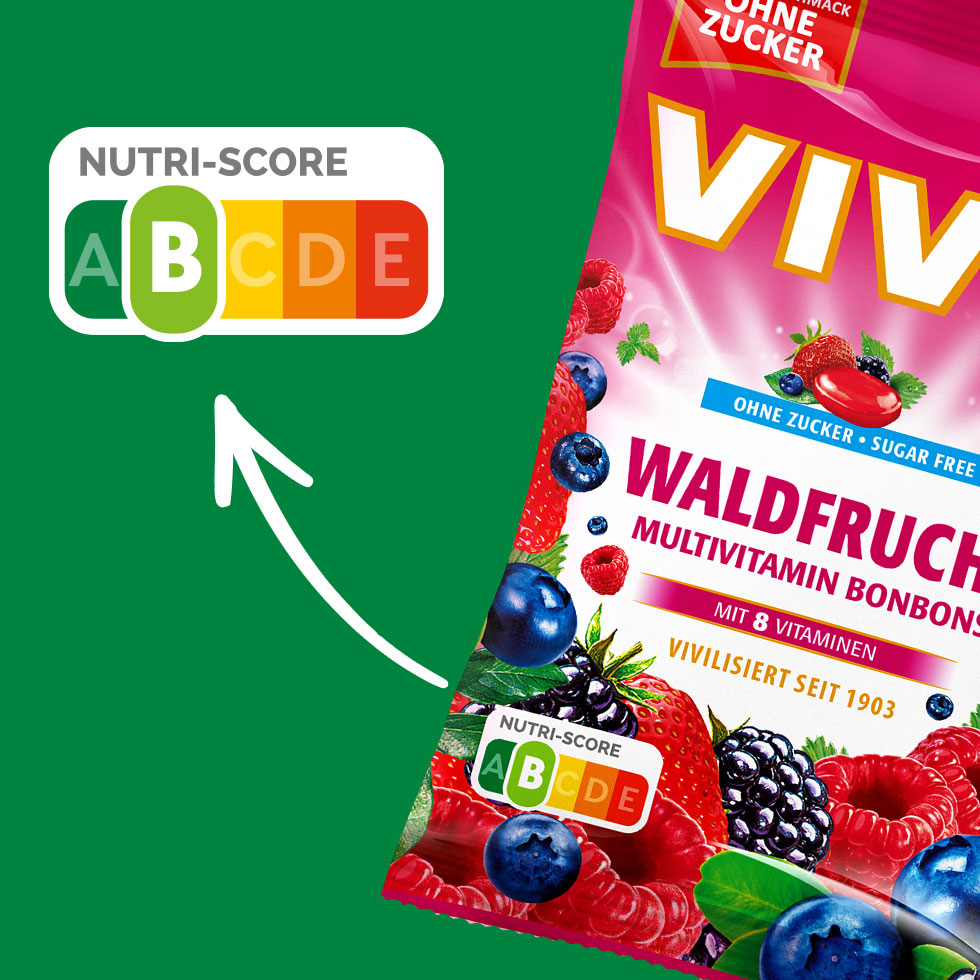 VIVIL Waldfrucht Multivitaminbonbons ohne Zucker | 120g VIVIL Waldfrucht Multivitaminbonbons ohne Zucker | 120g
